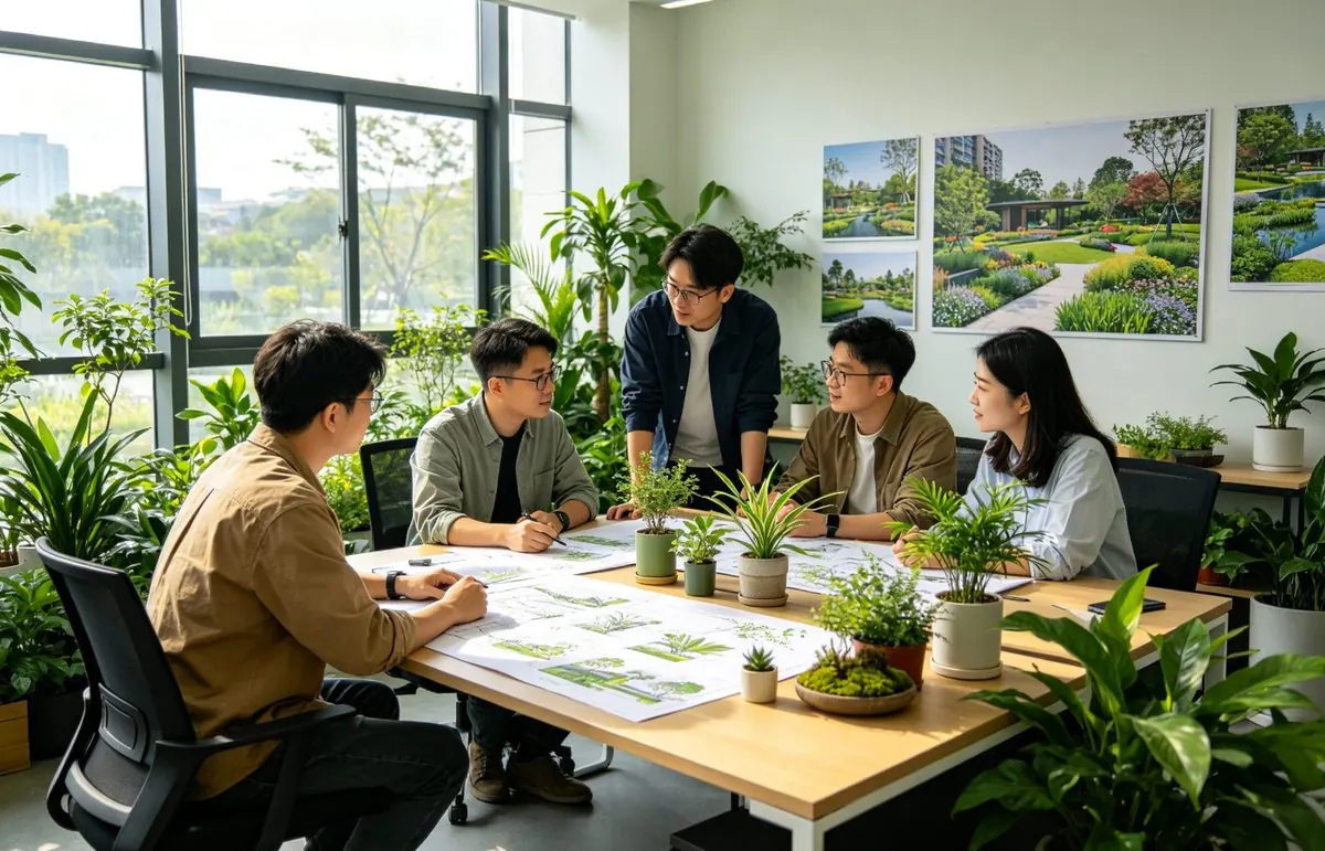 湖南山景园林设计工作室场景